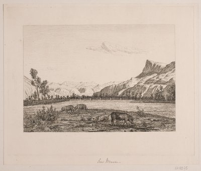 Berggebied in Tirol door Vilhelm Kyhn