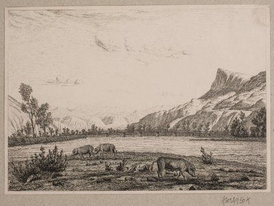 Berggebied in Tirol door Vilhelm Kyhn