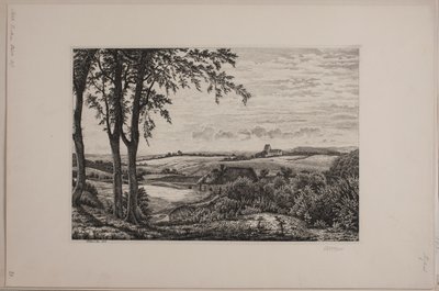 Middagslandschap, Seeland door Vilhelm Kyhn
