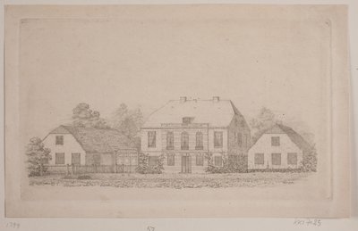 Een villa in Frederiksberg Alle door Vilhelm Kyhn