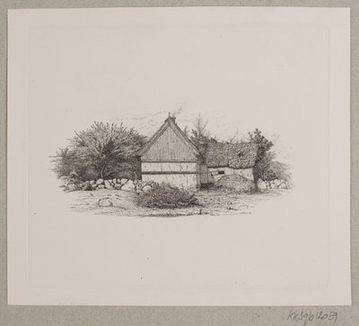 Een Boerenhuis door Vilhelm Kyhn