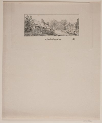 Gadeparti in Frederiksværk door Vilhelm Kyhn