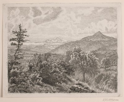 Hooggebergte Landschap door Vilhelm Kyhn