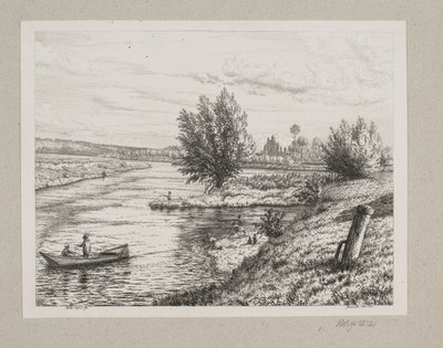 Partij bij de Marne-rivier door Vilhelm Kyhn