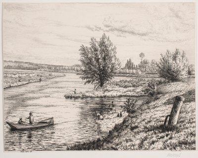 Partij bij de Marne-rivier door Vilhelm Kyhn