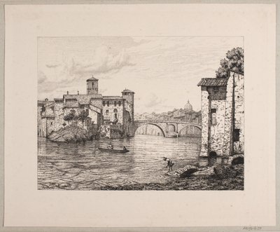 Partij bij Ponte Rotto in Rome door Vilhelm Kyhn