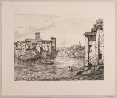 Partij bij Ponte Rotto in Rome door Vilhelm Kyhn