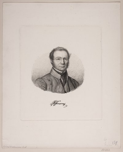 Portret van Johan Christopher Hoffmann door Vilhelm Kyhn