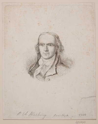 Portret van P. A. Heiberg door Vilhelm Kyhn