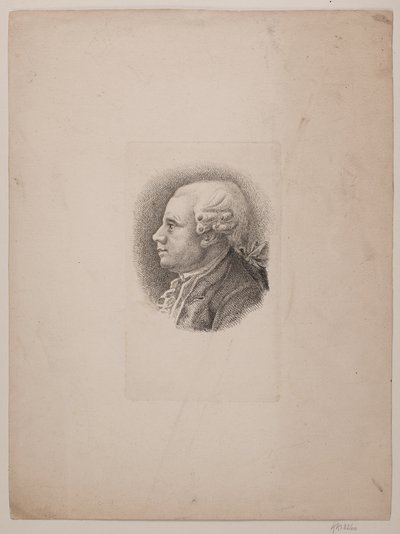 Portret van acteur Marcus Ulsøe Hortulan door Vilhelm Kyhn