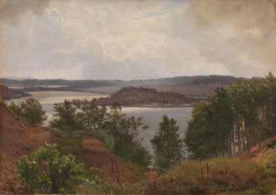 De meren bij Laven nabij Silkeborg door Vilhelm Kyhn