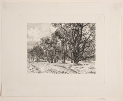 Winter in het bos door Vilhelm Kyhn