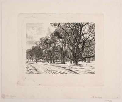Winter in het bos door Vilhelm Kyhn