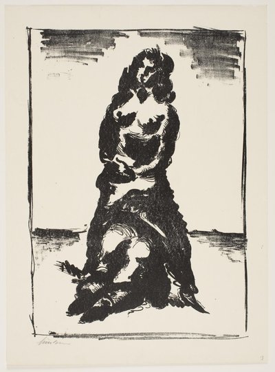 Blad uit "Klingens Kunstnermappe Nr. 2" door Vilhelm Lundstrøm