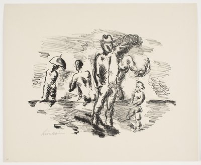 Blad uit "Klingens Kunstnermappe Nr. 2" door Vilhelm Lundstrøm