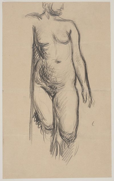 Staand vrouwelijk model door Vilhelm Lundstrøm