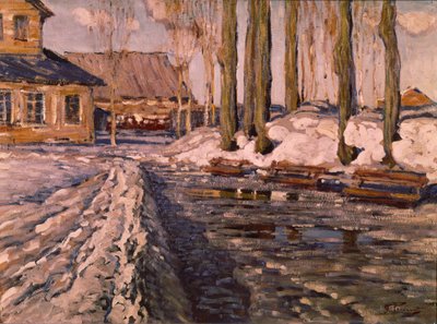 In de Tsarentuin Keizardarzu, 1914 door Vilhelms Purvitis