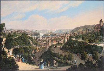 Nieuwe Stad, Vysehrad en Smichov door Vincenc Morstadt