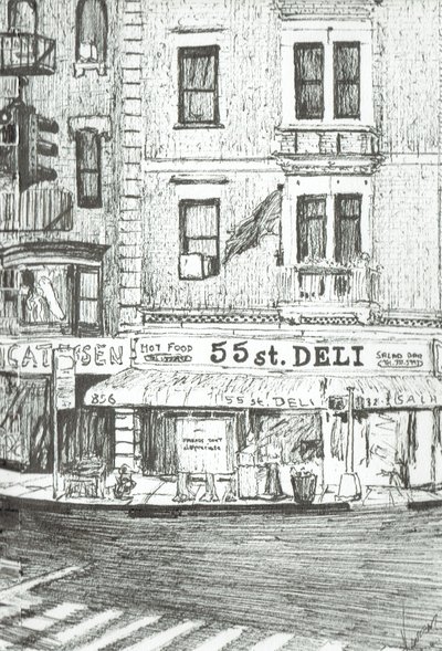55th straat New York door Vincent Alexander Booth