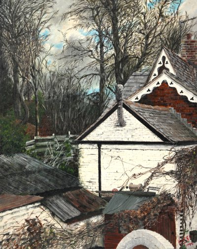 Een Spookachtige Heuvel Mold Wales door Vincent Alexander Booth