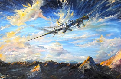 B17G Zwitserse landing 