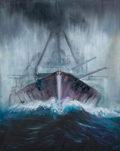 Slagkruiser Derfflinger 1918, 2016 door Vincent Alexander Booth