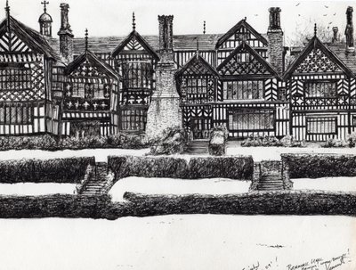 Bramall Hall Bramhall, 2004 door Vincent Alexander Booth