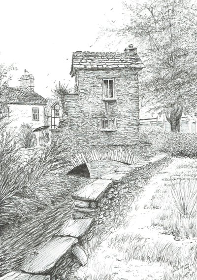 Bridge House Ambleside, 2019 door Vincent Alexander Booth