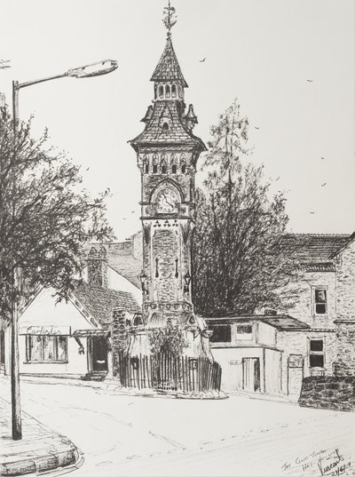 Klokkentoren, Hay on Wye, 2007 door Vincent Alexander Booth