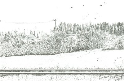 Uitzicht op station Ely vanaf perron 3, 2005 door Vincent Alexander Booth