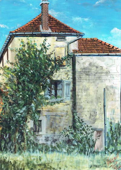Huis in Laignes Frankrijk, 2006 door Vincent Alexander Booth