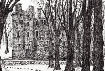 Huntly Kasteel Schotland, 2007 door Vincent Alexander Booth