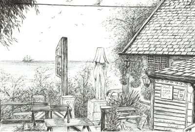 Herberg op het eiland Wight, 2009 door Vincent Alexander Booth