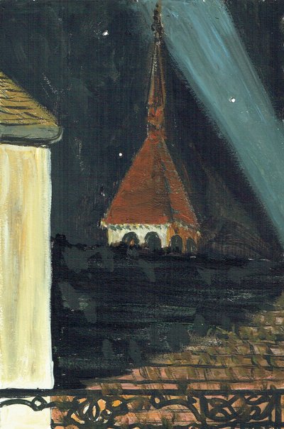 Laignes Frankrijk dak uitzicht 