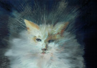 Monty fluffball, 2015 door Vincent Alexander Booth