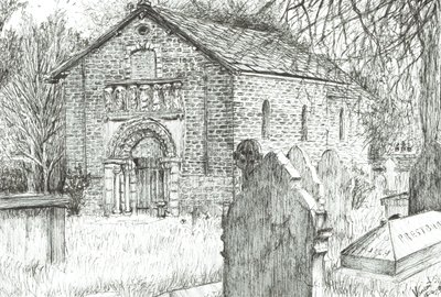 Oude Kerk, Prestbury, 2009 door Vincent Alexander Booth