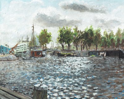 Oosterdok Amsterdam door Vincent Alexander Booth