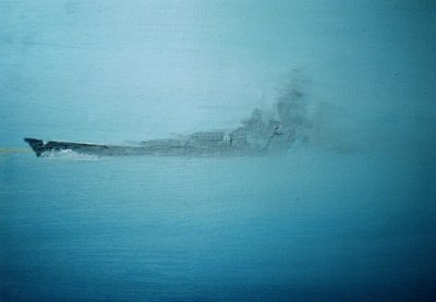 Scharnhorst in ochtendmist Channel Dash 1942 door Vincent Alexander Booth