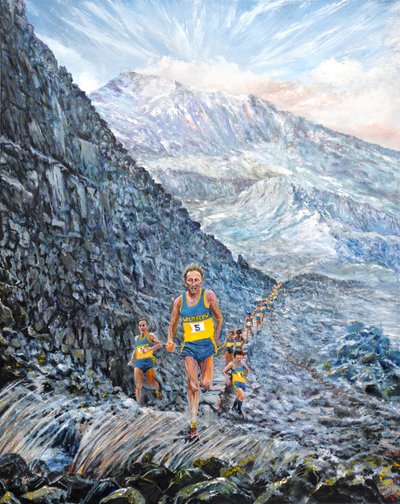 Snowdon run door Vincent Alexander Booth