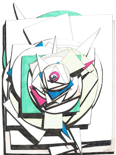 Gestapeld, 2017 door Vincent Alexander Booth