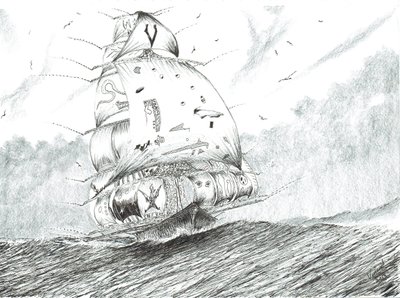Stormscheppers Argentijnse Zee door Vincent Alexander Booth