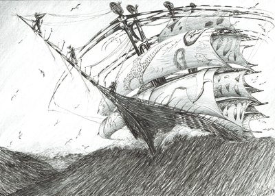 Stormscheppers Barentszzee door Vincent Alexander Booth