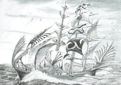 Stormscheppers Groenlandse Zee door Vincent Alexander Booth