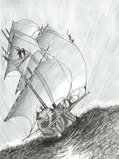 Storm Scheppers Molukse Zee door Vincent Alexander Booth