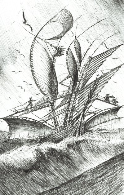 Stormscheppers Stille Oceaan, 2017 door Vincent Alexander Booth