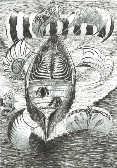 Stormscheppers Filippijnse Zee door Vincent Alexander Booth