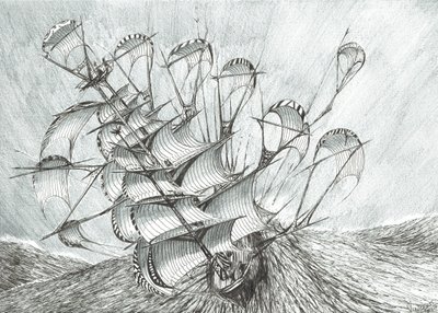 Storm Scheppers Zuid-Chinese Zee door Vincent Alexander Booth