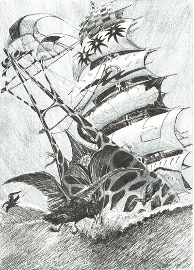 Storm Scheppers Timor Zee door Vincent Alexander Booth