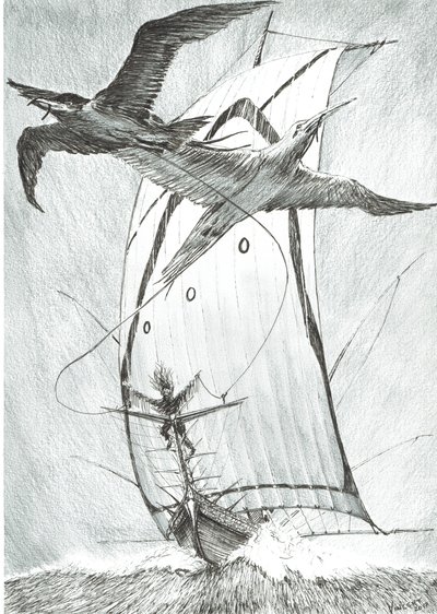 Storm Scheppers Wandel Zee door Vincent Alexander Booth