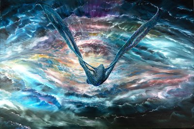 Stormscheppers planeet SATURNUS (2), 2021 door Vincent Alexander Booth
